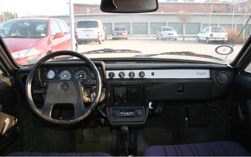 Škoda Rapid (1984-1990) интерьер